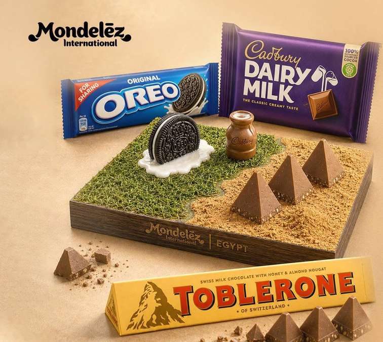 Mondelez custom giveaway sculpture